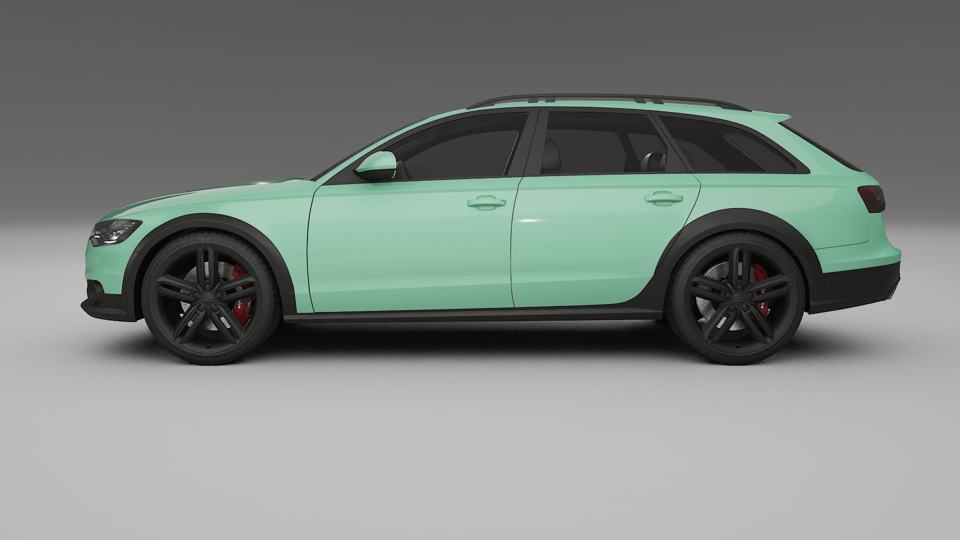 Audi A6 Allroad C7 prefacelift pre LCI TPU Lackskyddsfilm | DUSTY Färgskiftande PPF – Komplett Förskuret Kit