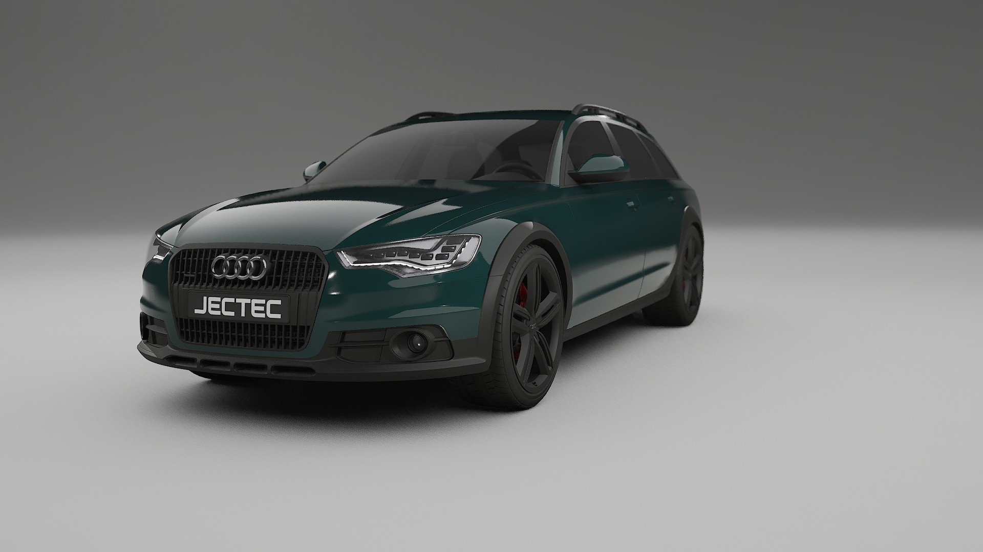 Audi A6 Allroad C7 prefacelift pre LCI TPU Lackskyddsfilm | INFERNO Färgskiftande PPF – Komplett Förskuret Kit