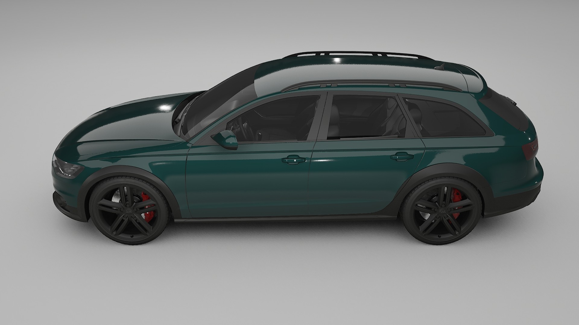 Audi A6 Allroad C7 prefacelift pre LCI TPU Lackskyddsfilm | INFERNO Färgskiftande PPF – Komplett Förskuret Kit