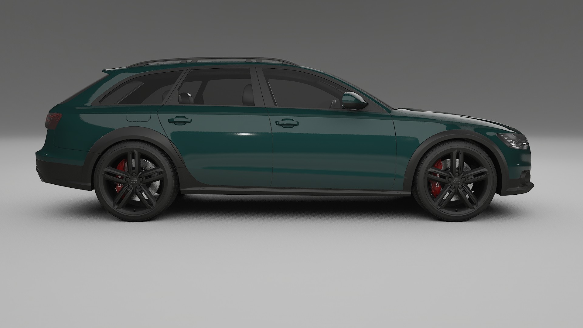 Audi A6 Allroad C7 prefacelift pre LCI TPU Lackskyddsfilm | INFERNO Färgskiftande PPF – Komplett Förskuret Kit