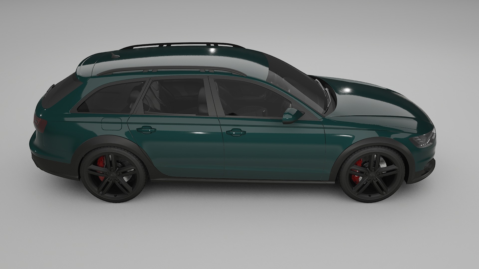 Audi A6 Allroad C7 prefacelift pre LCI TPU Lackskyddsfilm | INFERNO Färgskiftande PPF – Komplett Förskuret Kit