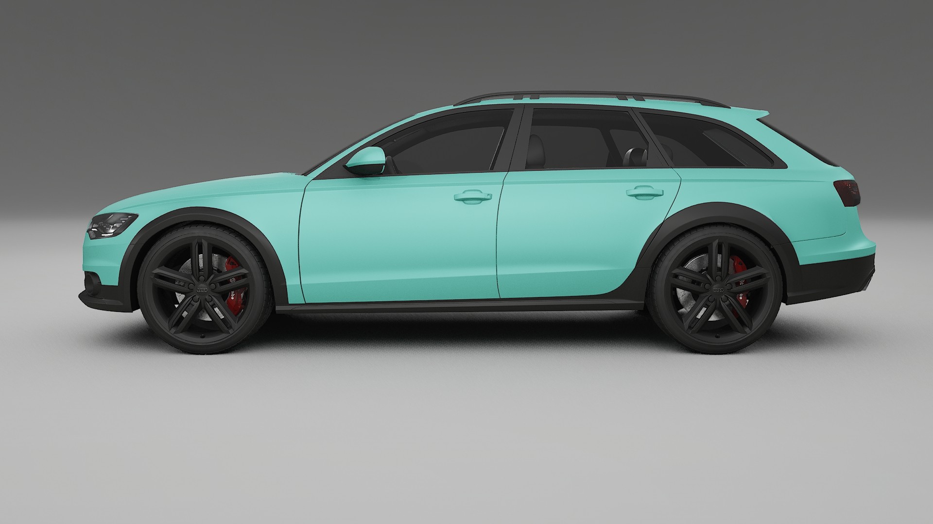 Audi A6 Allroad C7 prefacelift pre LCI TPU Lackskyddsfilm | FROST Färgskiftande PPF – Komplett Förskuret Kit