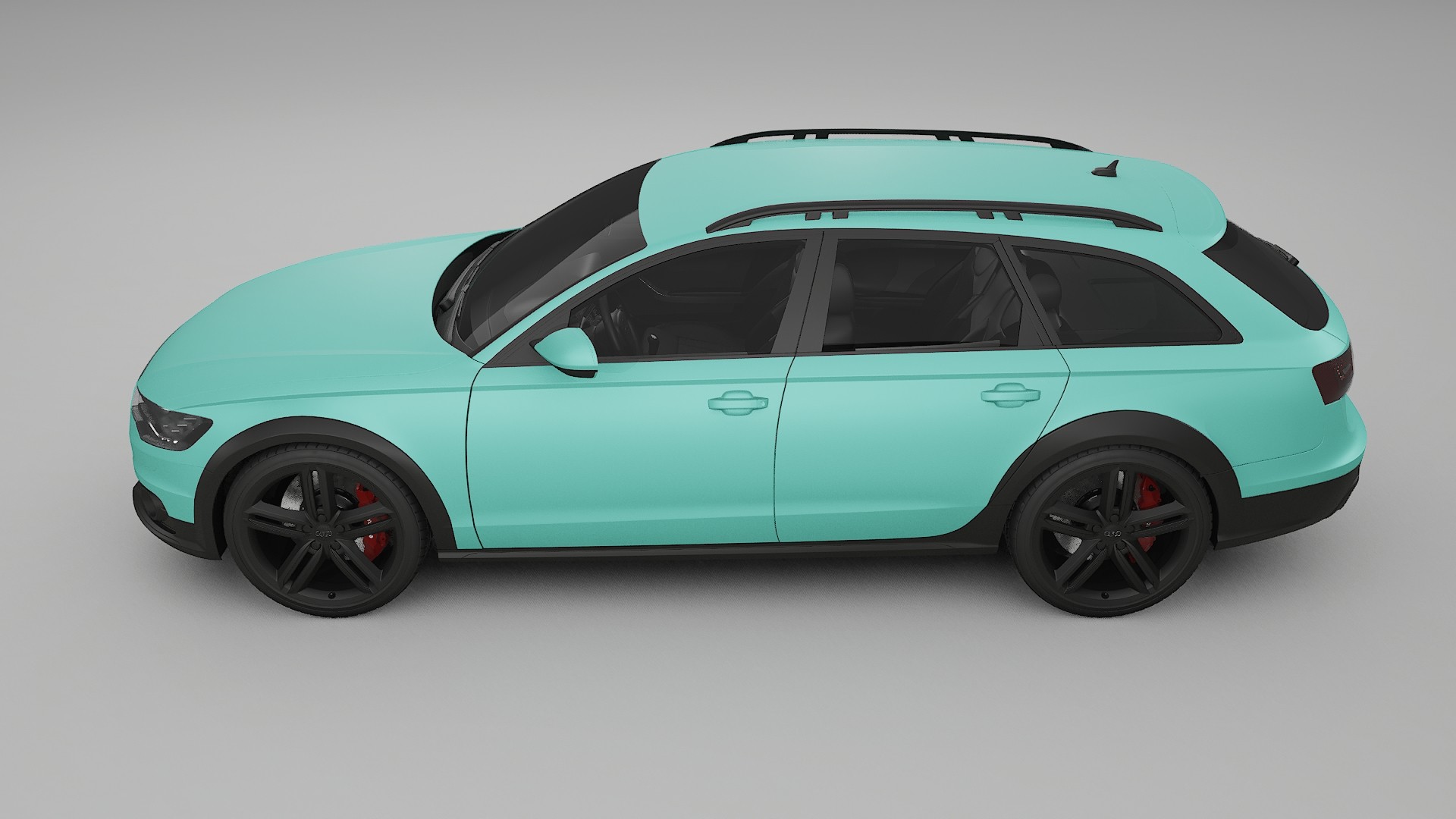 Audi A6 Allroad C7 prefacelift pre LCI TPU Lackskyddsfilm | FROST Färgskiftande PPF – Komplett Förskuret Kit