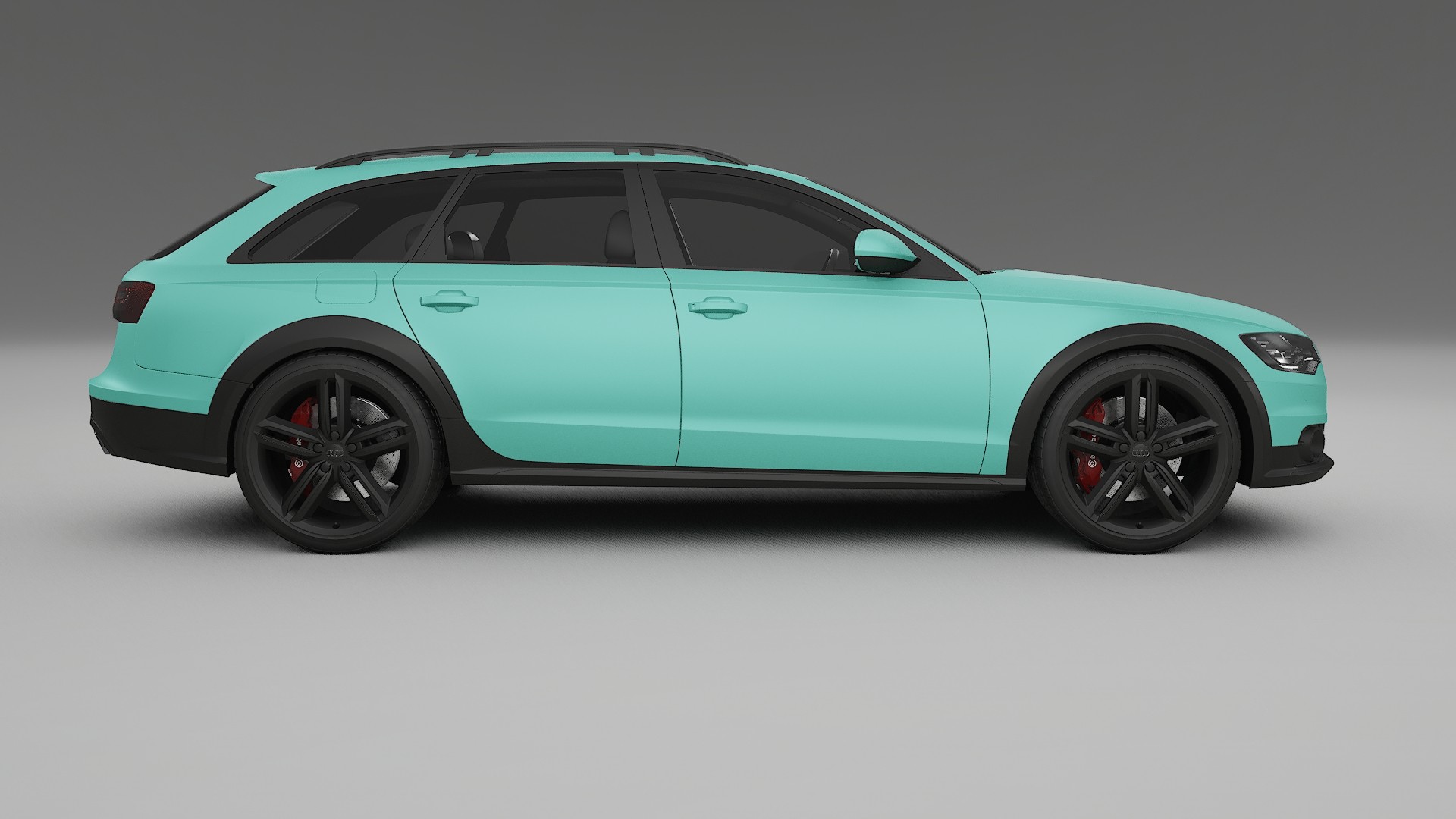 Audi A6 Allroad C7 prefacelift pre LCI TPU Lackskyddsfilm | FROST Färgskiftande PPF – Komplett Förskuret Kit