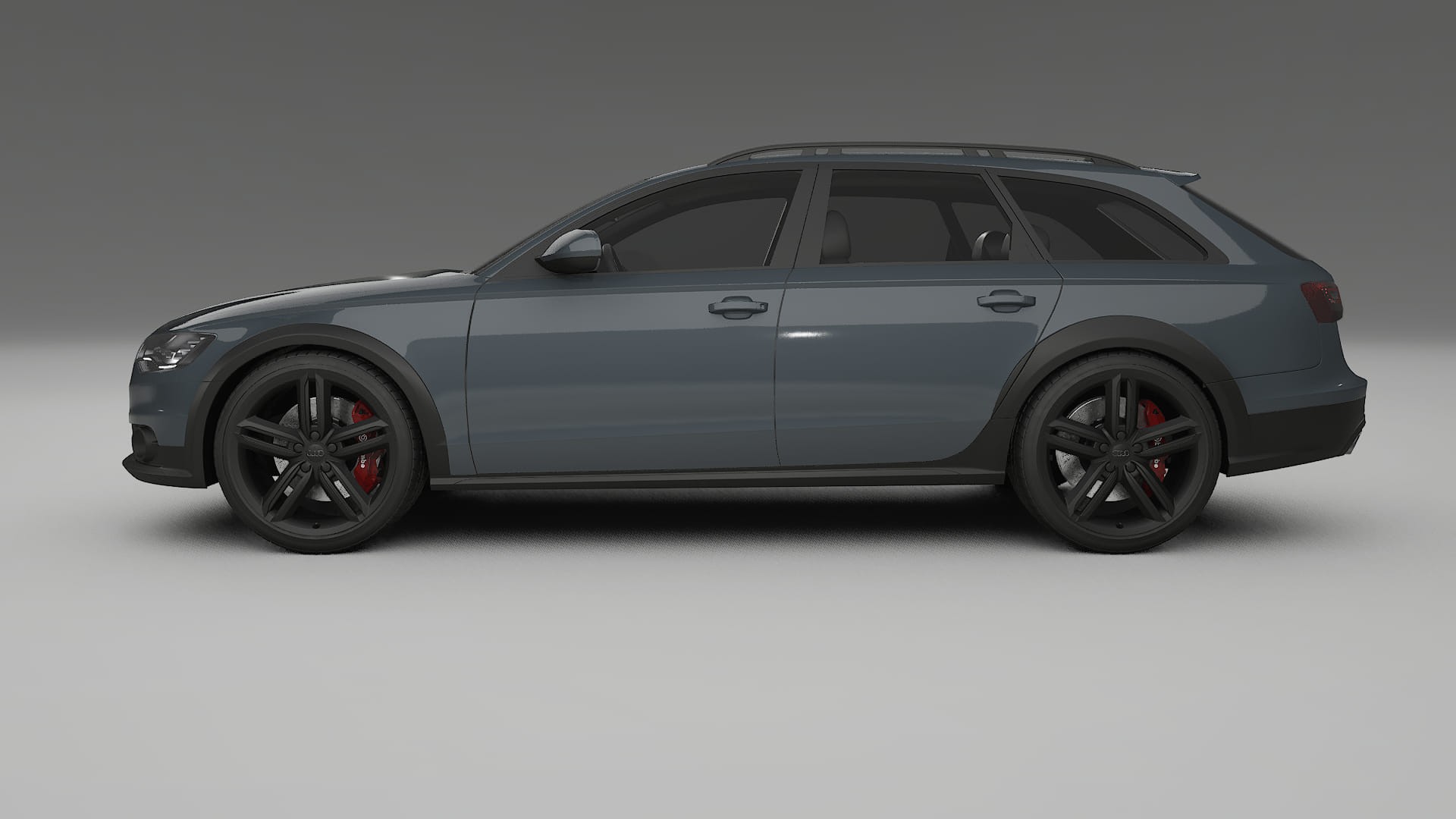 Audi A6 Allroad C7 prefacelift pre LCI TPU Lackskyddsfilm | GRANITE Färgskiftande PPF – Komplett Förskuret Kit