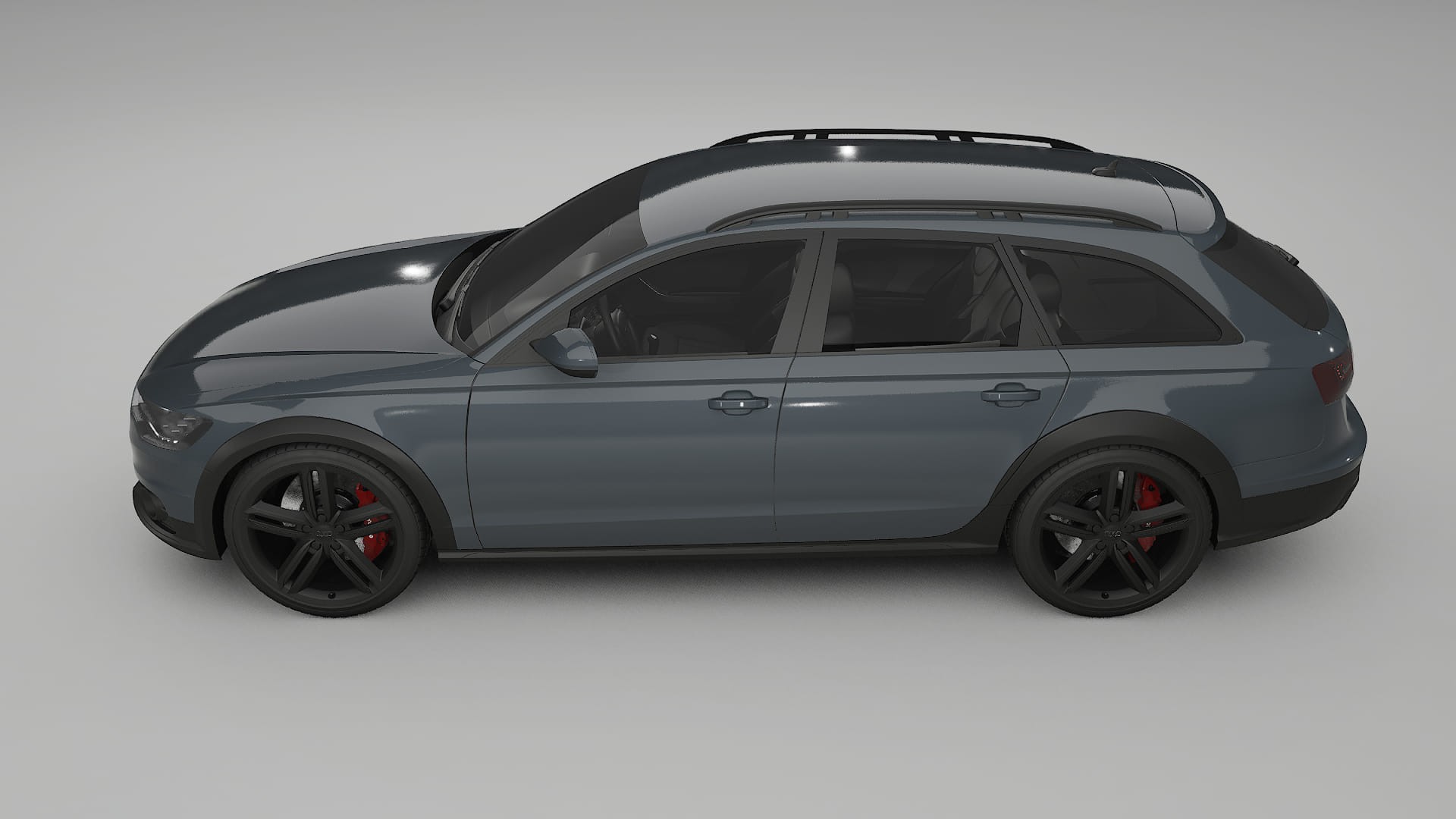 Audi A6 Allroad C7 prefacelift pre LCI TPU Lackskyddsfilm | GRANITE Färgskiftande PPF – Komplett Förskuret Kit