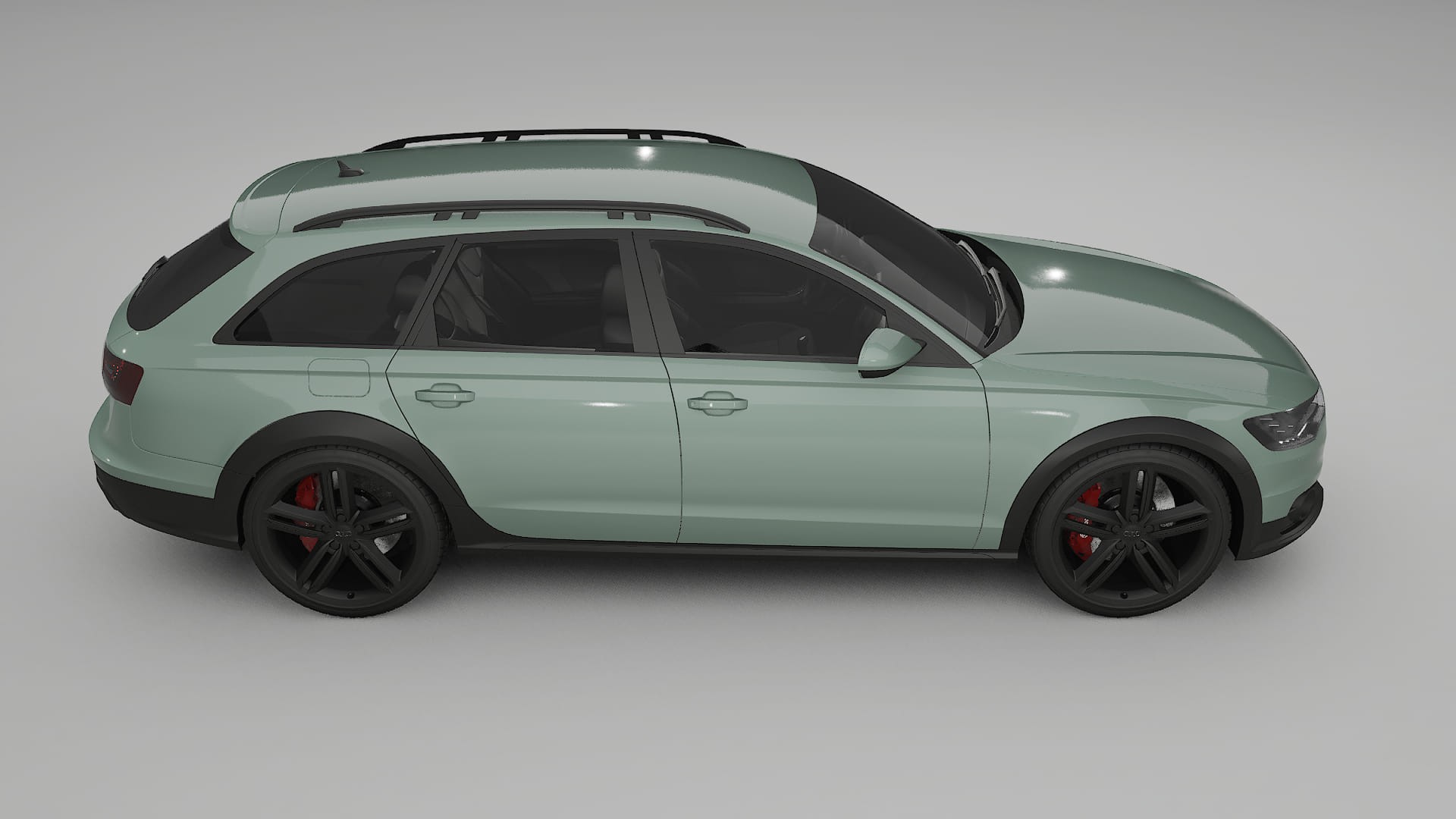 Audi A6 Allroad C7 prefacelift pre LCI TPU Lackskyddsfilm | CINDER Färgskiftande PPF – Komplett Förskuret Kit