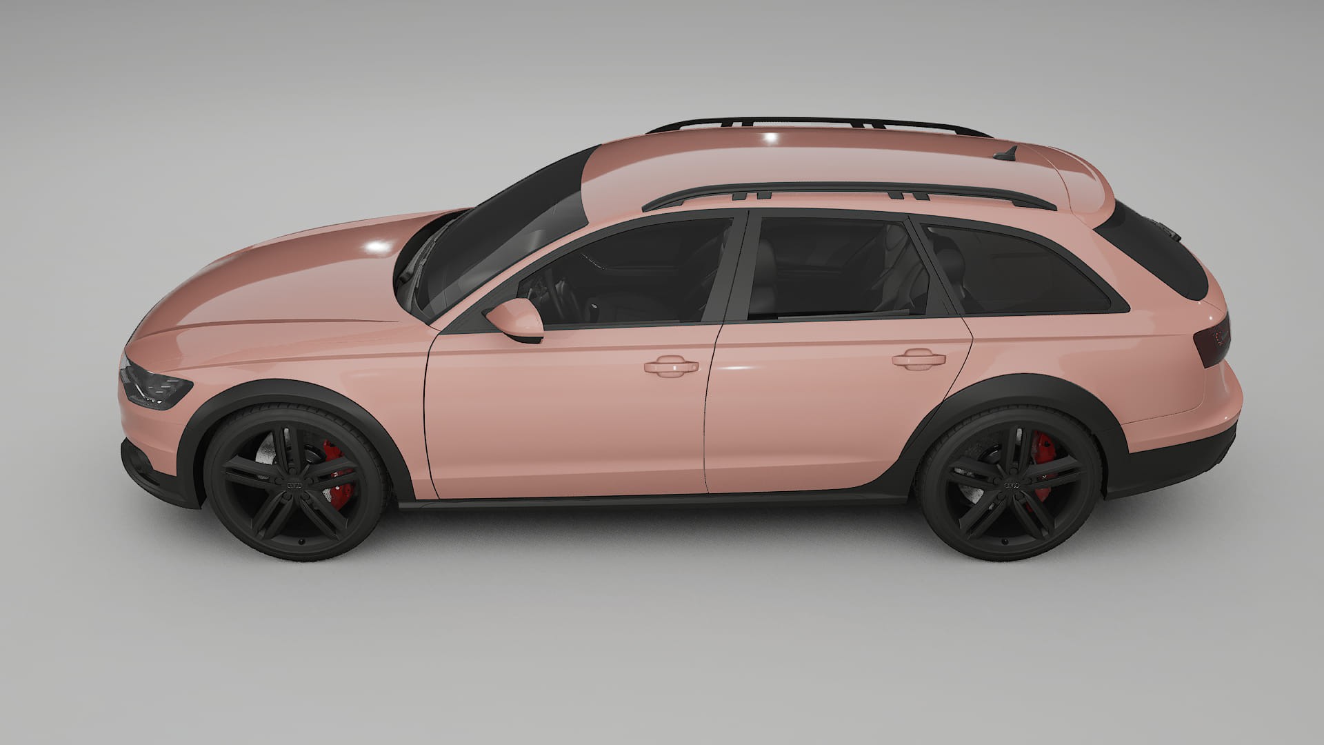 Audi A6 Allroad C7 prefacelift pre LCI TPU Lackskyddsfilm | BLUSH Färgskiftande PPF – Komplett Förskuret Kit