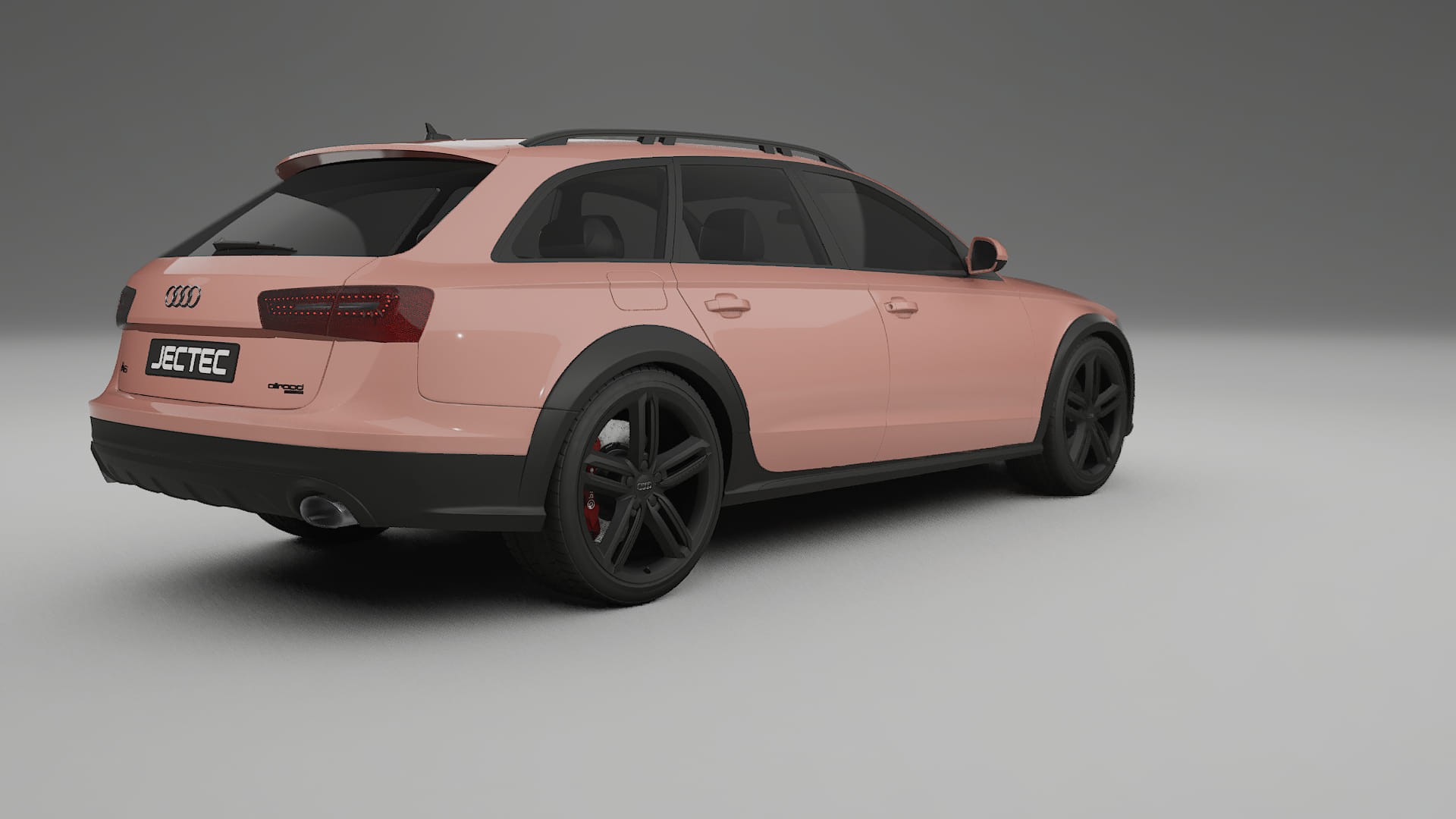 Audi A6 Allroad C7 prefacelift pre LCI TPU Lackskyddsfilm | BLUSH Färgskiftande PPF – Komplett Förskuret Kit