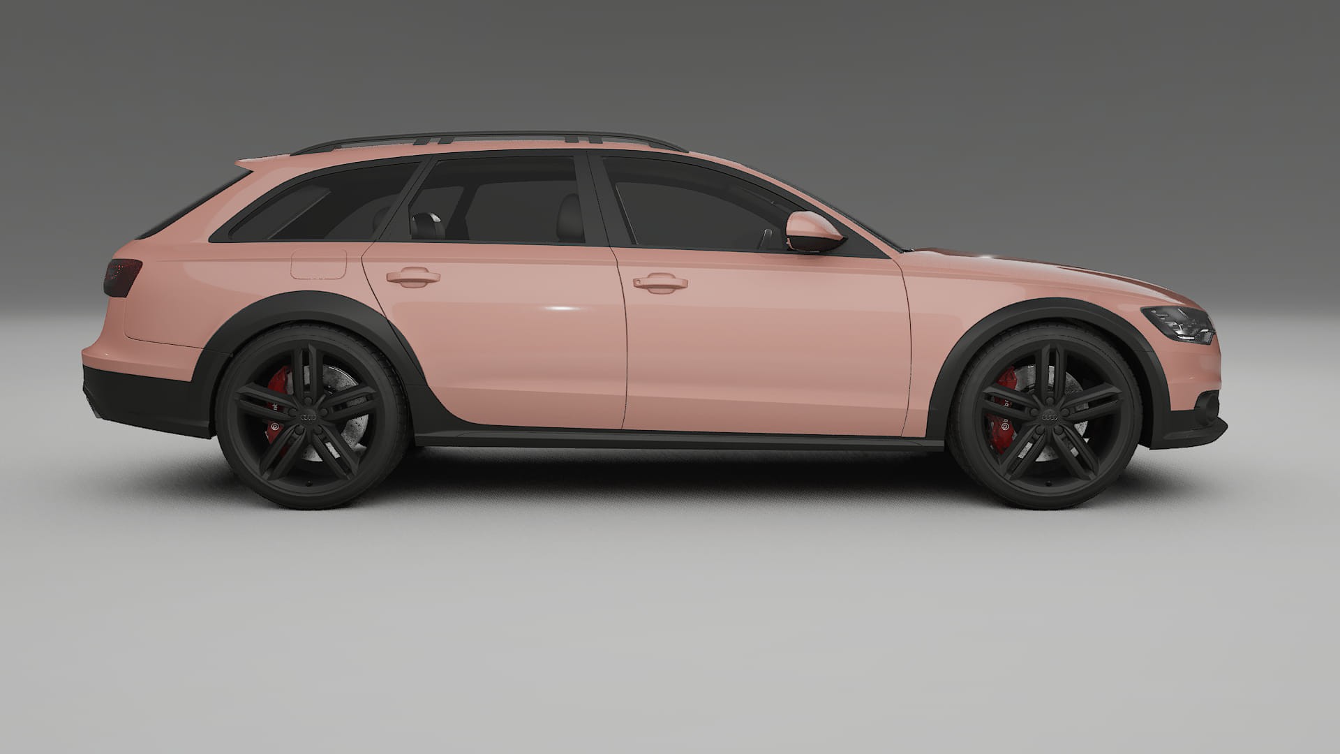 Audi A6 Allroad C7 prefacelift pre LCI TPU Lackskyddsfilm | BLUSH Färgskiftande PPF – Komplett Förskuret Kit