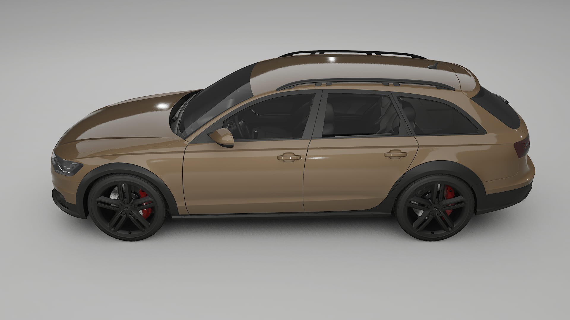 Audi A6 Allroad C7 prefacelift pre LCI TPU Lackskyddsfilm | SAHARA Färgskiftande PPF – Komplett Förskuret Kit