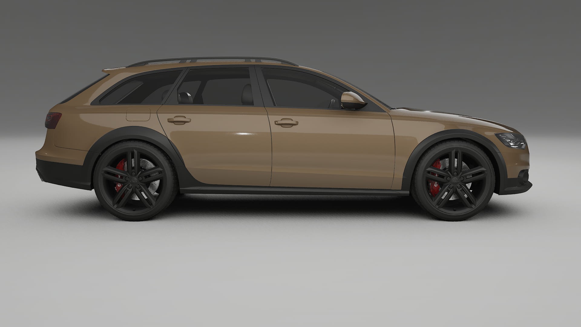Audi A6 Allroad C7 prefacelift pre LCI TPU Lackskyddsfilm | SAHARA Färgskiftande PPF – Komplett Förskuret Kit