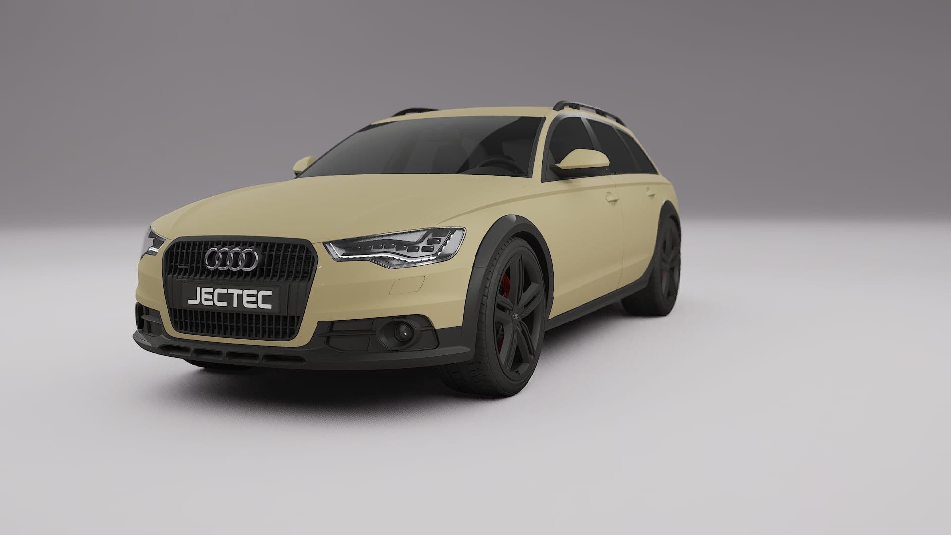 Audi A6 Allroad C7 prefacelift pre LCI TPU Lackskyddsfilm | SAND Färgskiftande PPF – Komplett Förskuret Kit