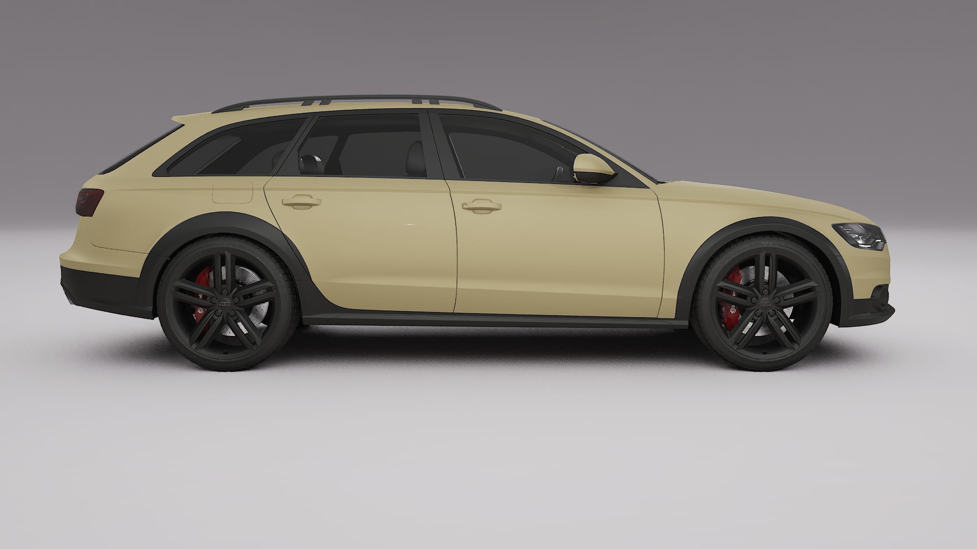 Audi A6 Allroad C7 prefacelift pre LCI TPU Lackskyddsfilm | SAND Färgskiftande PPF – Komplett Förskuret Kit