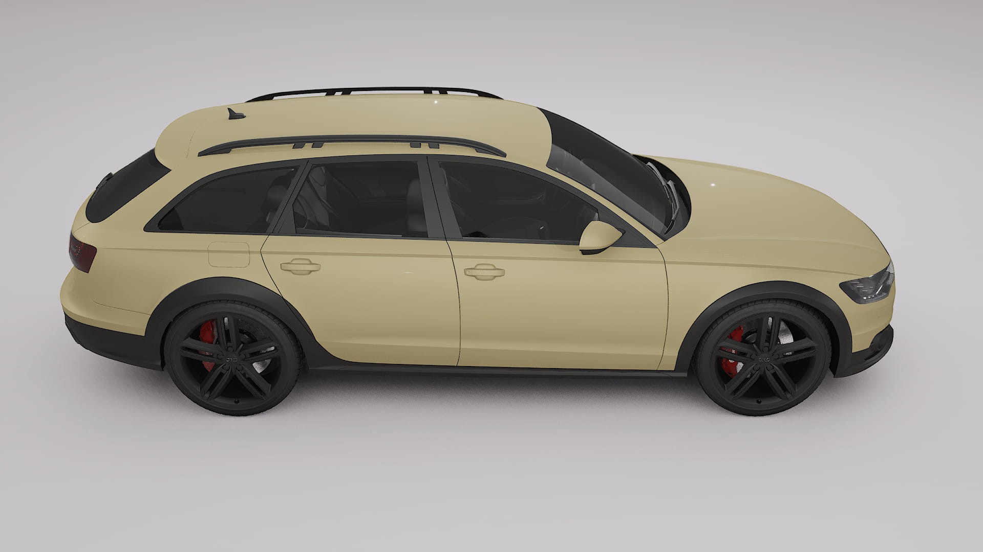 Audi A6 Allroad C7 prefacelift pre LCI TPU Lackskyddsfilm | SAND Färgskiftande PPF – Komplett Förskuret Kit