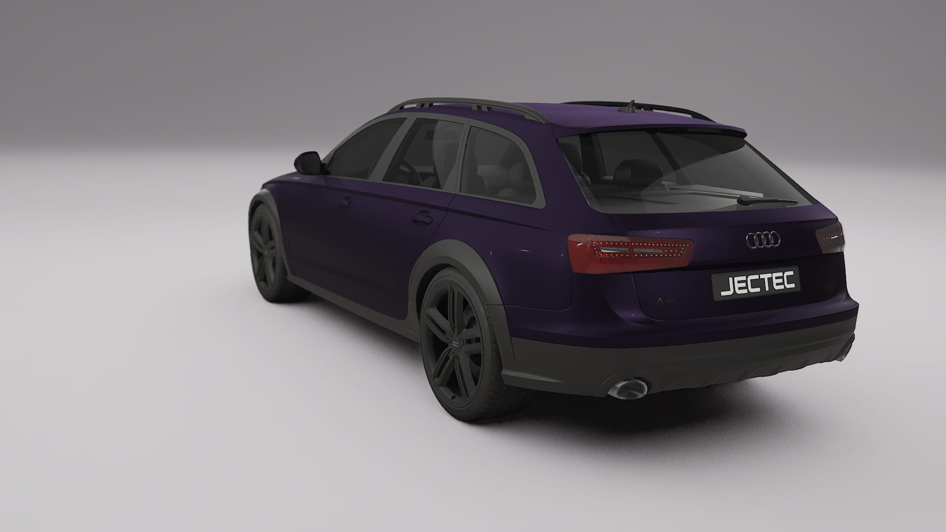 Audi A6 Allroad C7 prefacelift pre LCI TPU Lackskyddsfilm | VIOLET Färgskiftande PPF – Komplett Förskuret Kit