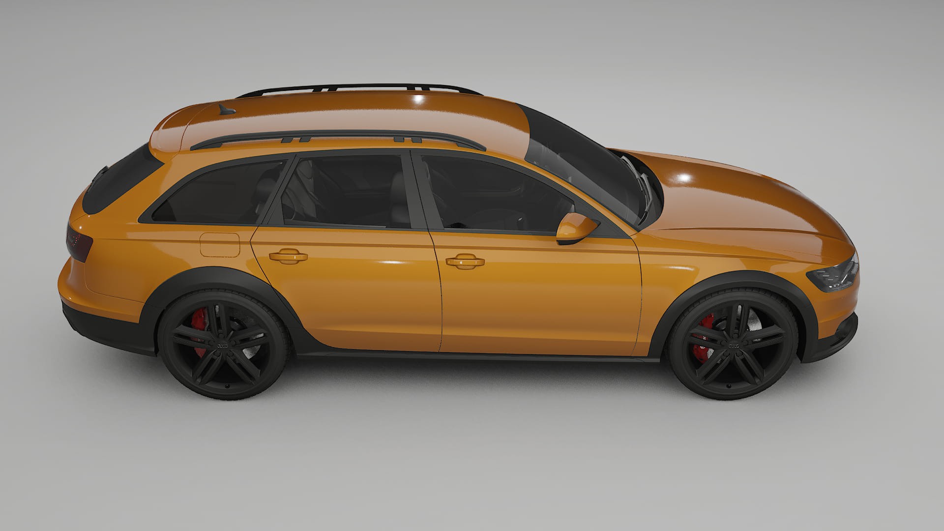 Audi A6 Allroad C7 prefacelift pre LCI TPU Lackskyddsfilm | DAISY Färgskiftande PPF – Komplett Förskuret Kit