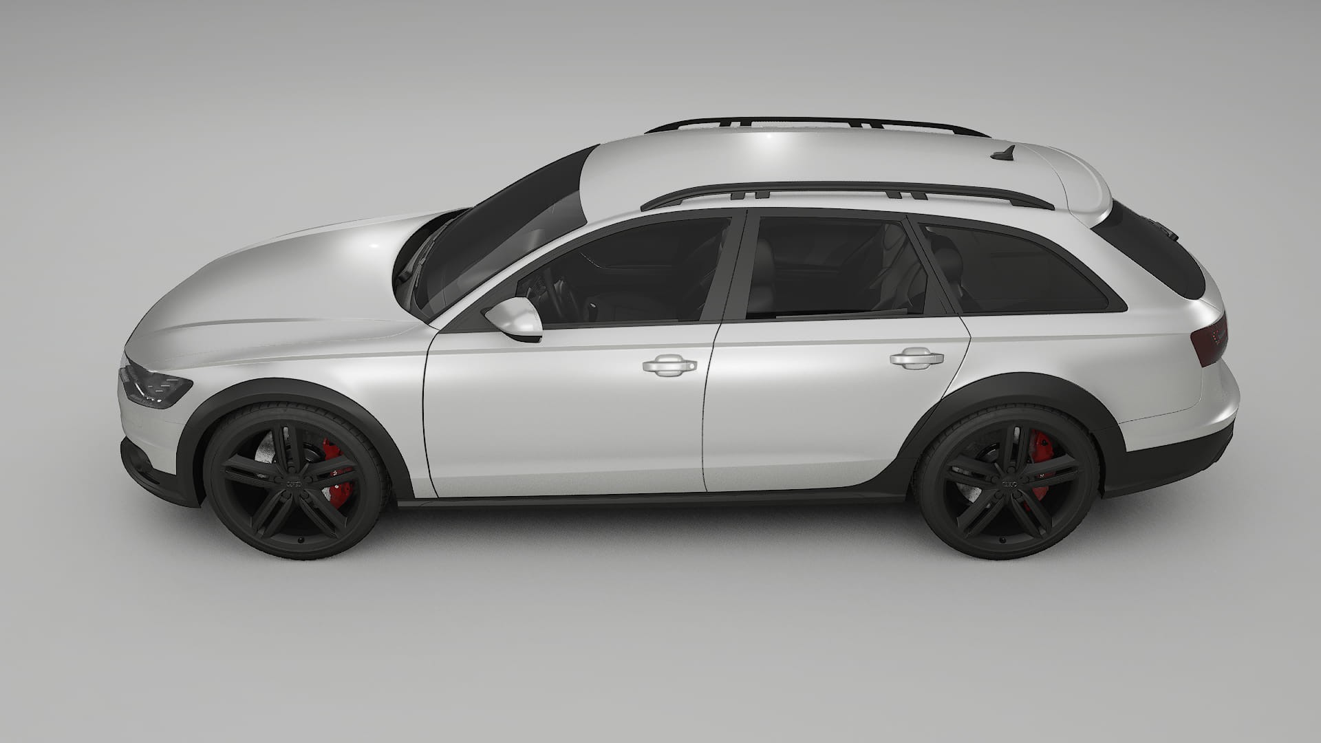 Audi A6 Allroad C7 prefacelift pre LCI TPU Lackskyddsfilm | PEARL Färgskiftande PPF – Komplett Förskuret Kit