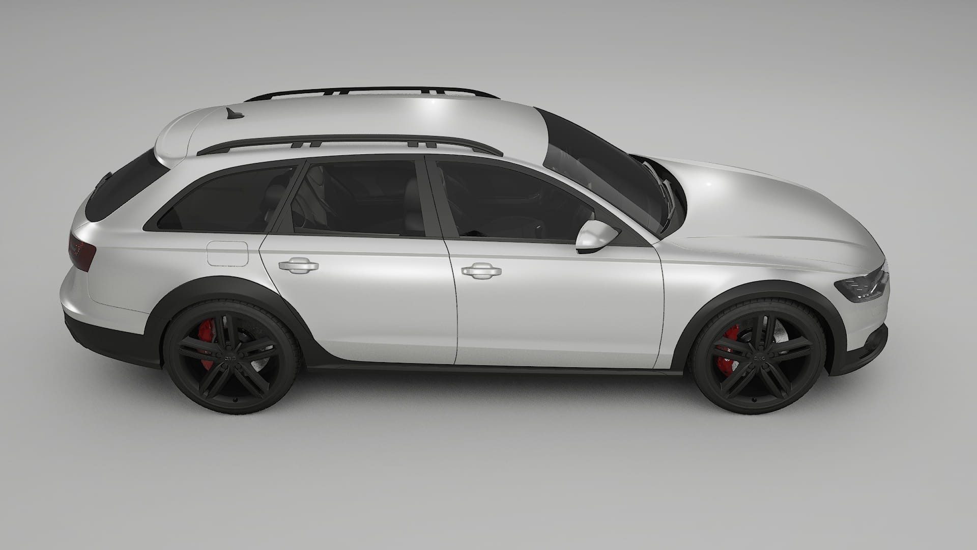 Audi A6 Allroad C7 prefacelift pre LCI TPU Lackskyddsfilm | PEARL Färgskiftande PPF – Komplett Förskuret Kit