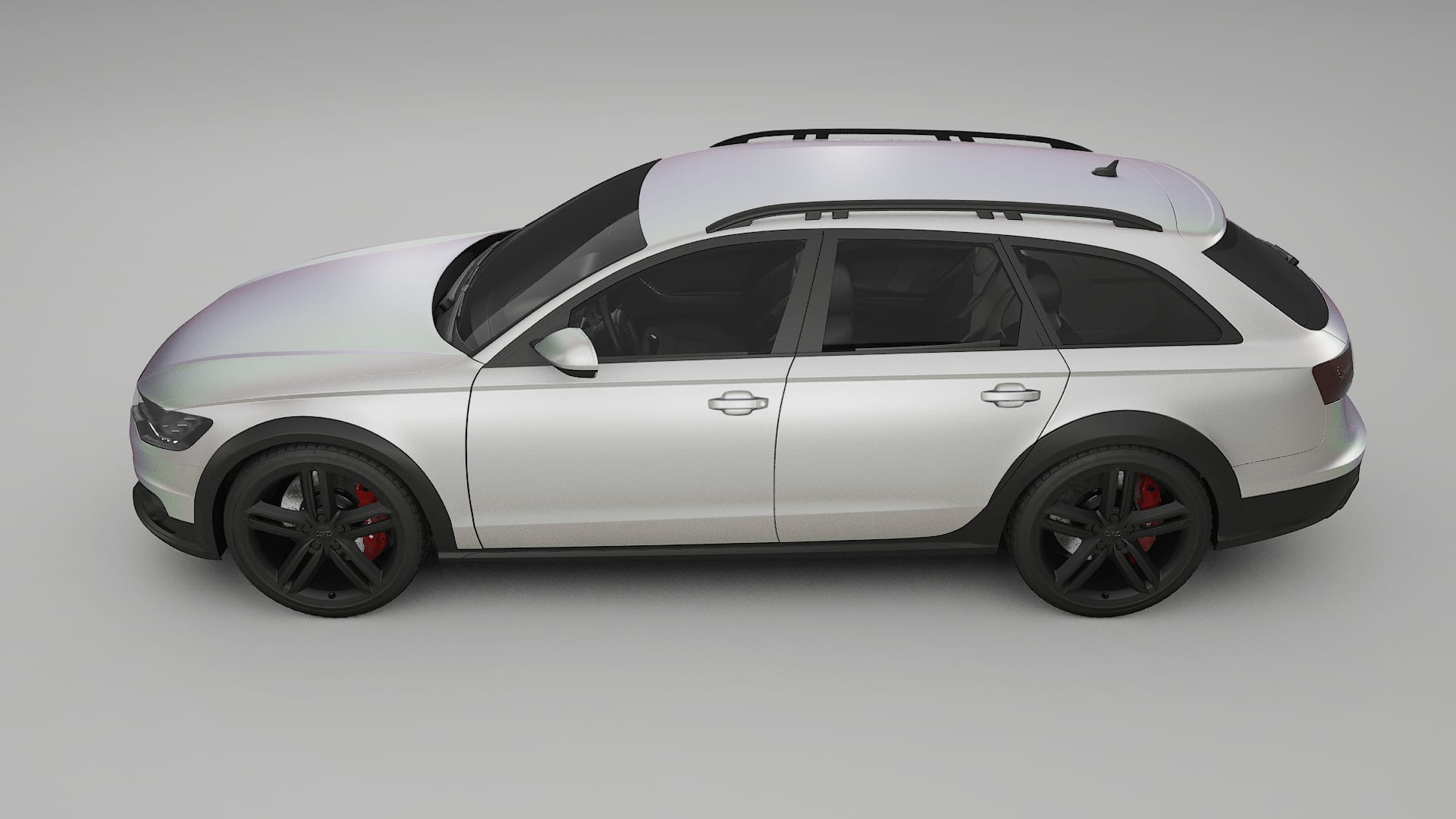 Audi A6 Allroad C7 prefacelift pre LCI TPU Lackskyddsfilm | NEBULA Färgskiftande PPF – Komplett Förskuret Kit