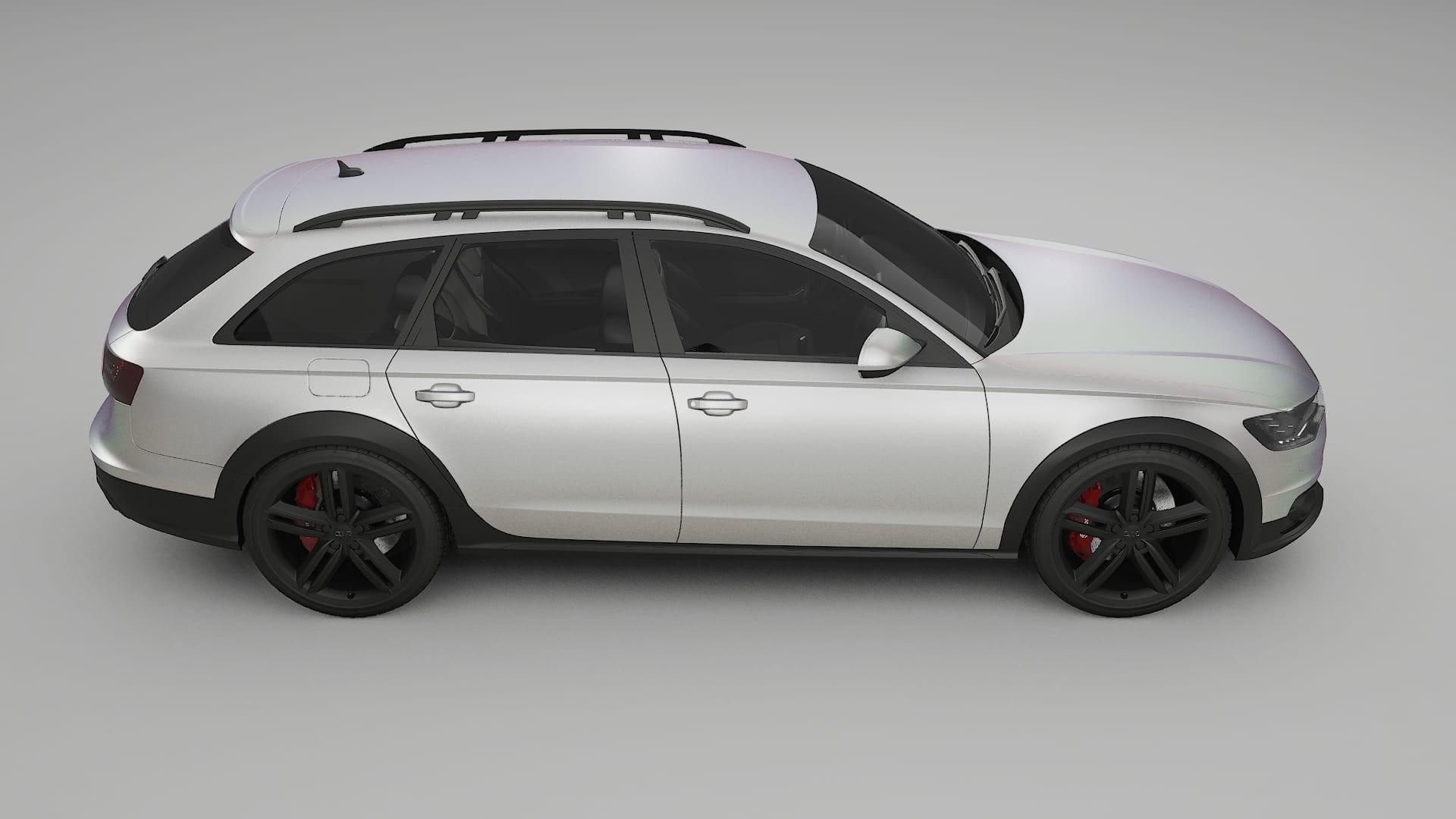 Audi A6 Allroad C7 prefacelift pre LCI TPU Lackskyddsfilm | NEBULA Färgskiftande PPF – Komplett Förskuret Kit