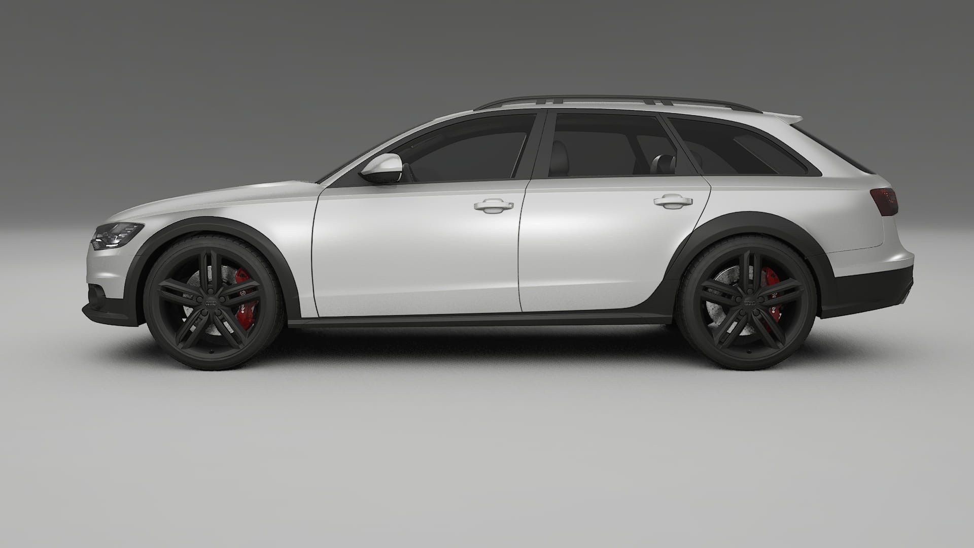 Audi A6 Allroad C7 prefacelift pre LCI TPU Lackskyddsfilm | OPAL Färgskiftande PPF – Komplett Förskuret Kit