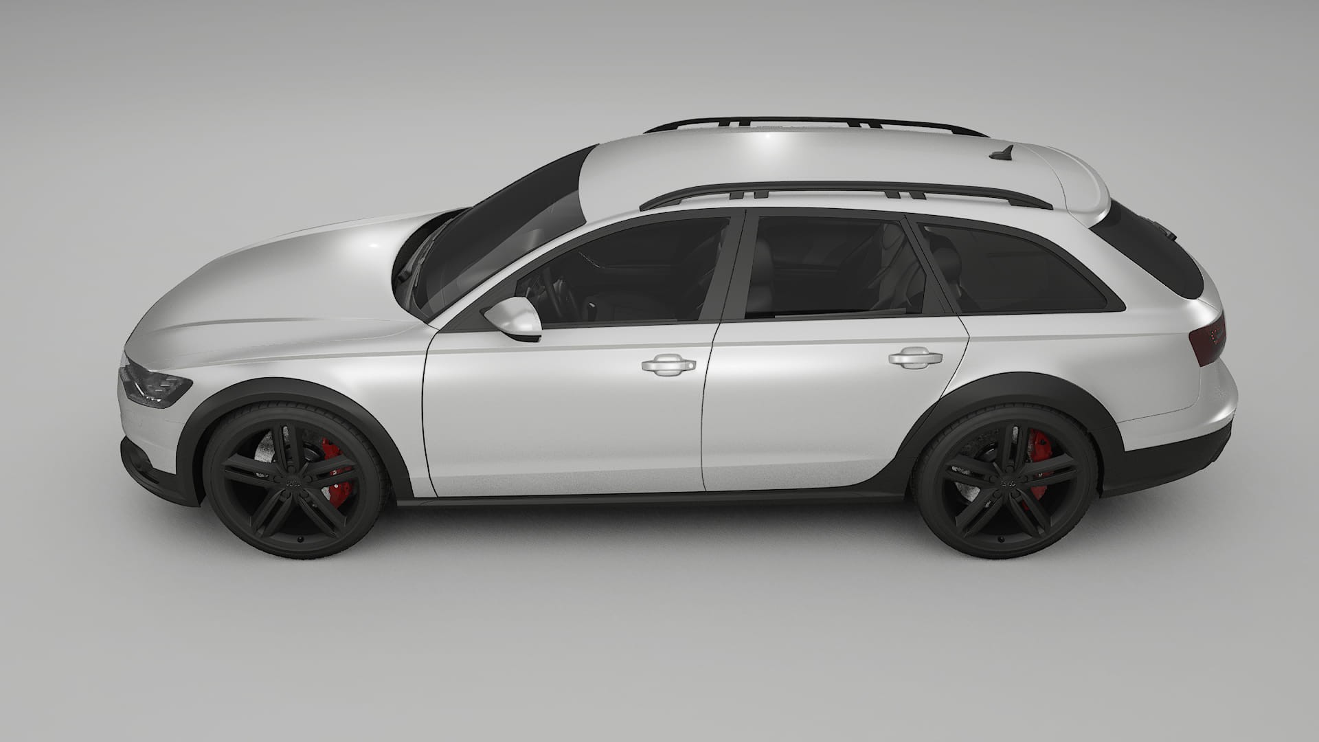 Audi A6 Allroad C7 prefacelift pre LCI TPU Lackskyddsfilm | OPAL Färgskiftande PPF – Komplett Förskuret Kit