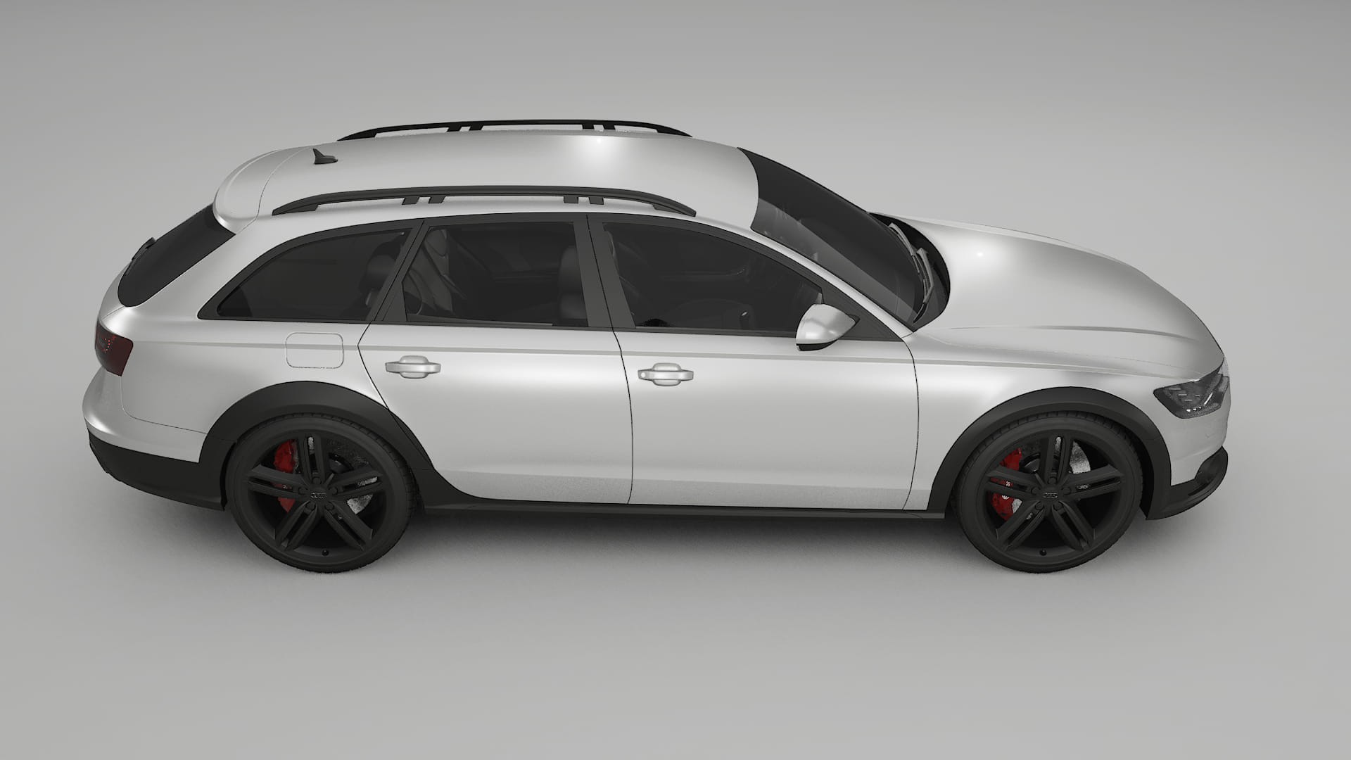 Audi A6 Allroad C7 prefacelift pre LCI TPU Lackskyddsfilm | OPAL Färgskiftande PPF – Komplett Förskuret Kit