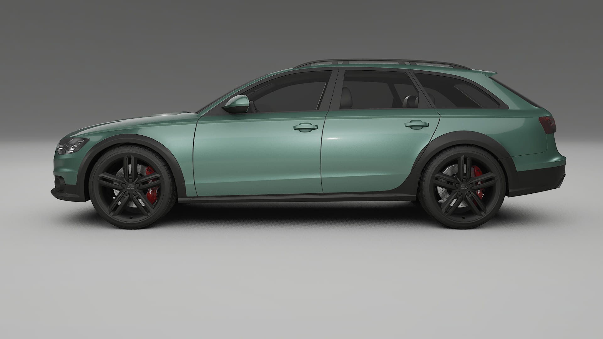 Audi A6 Allroad C7 prefacelift pre LCI TPU Lackskyddsfilm | EVERGREEN Färgskiftande PPF – Komplett Förskuret Kit