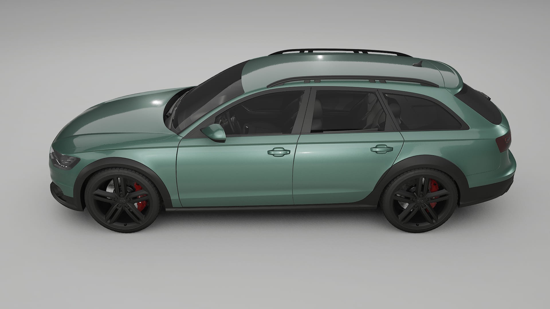 Audi A6 Allroad C7 prefacelift pre LCI TPU Lackskyddsfilm | EVERGREEN Färgskiftande PPF – Komplett Förskuret Kit