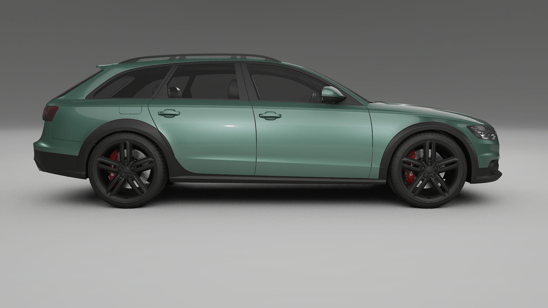 Audi A6 Allroad C7 prefacelift pre LCI TPU Lackskyddsfilm | EVERGREEN Färgskiftande PPF – Komplett Förskuret Kit