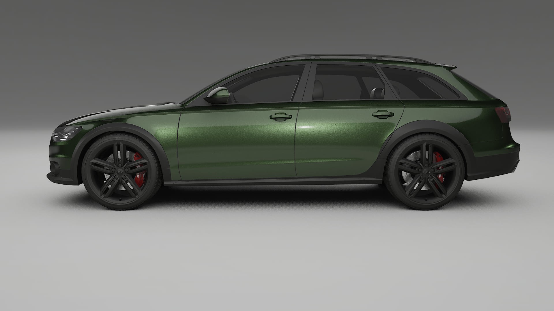 Audi A6 Allroad C7 prefacelift pre LCI TPU Lackskyddsfilm | LAGOON Färgskiftande PPF – Komplett Förskuret Kit