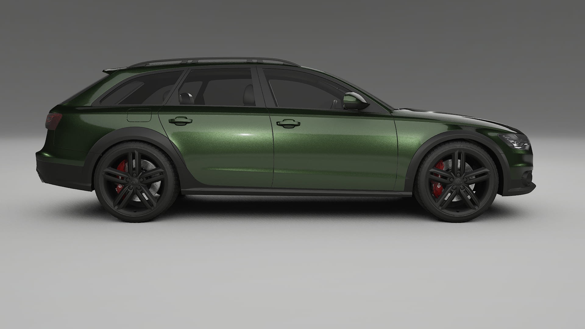 Audi A6 Allroad C7 prefacelift pre LCI TPU Lackskyddsfilm | LAGOON Färgskiftande PPF – Komplett Förskuret Kit