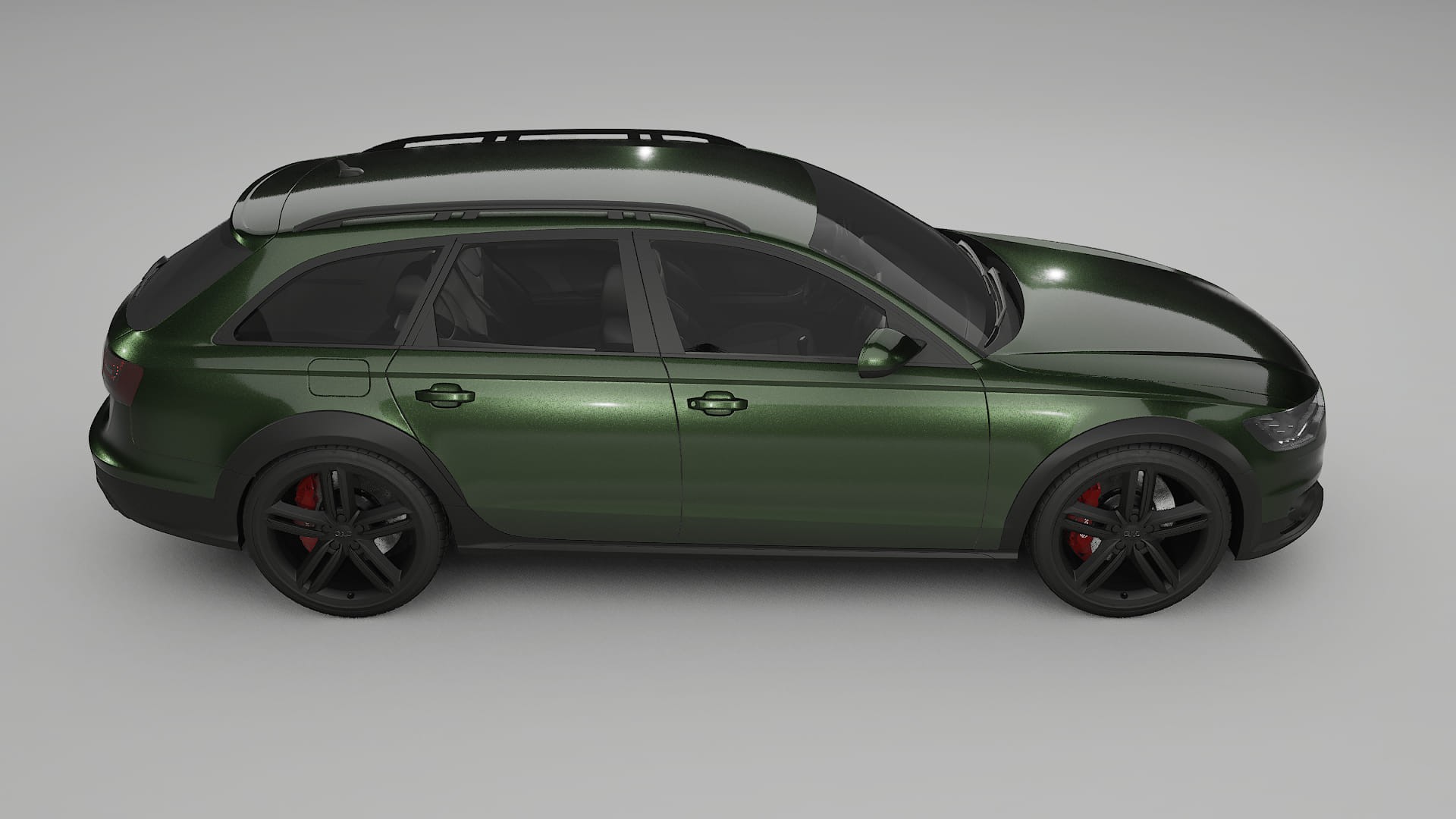 Audi A6 Allroad C7 prefacelift pre LCI TPU Lackskyddsfilm | LAGOON Färgskiftande PPF – Komplett Förskuret Kit