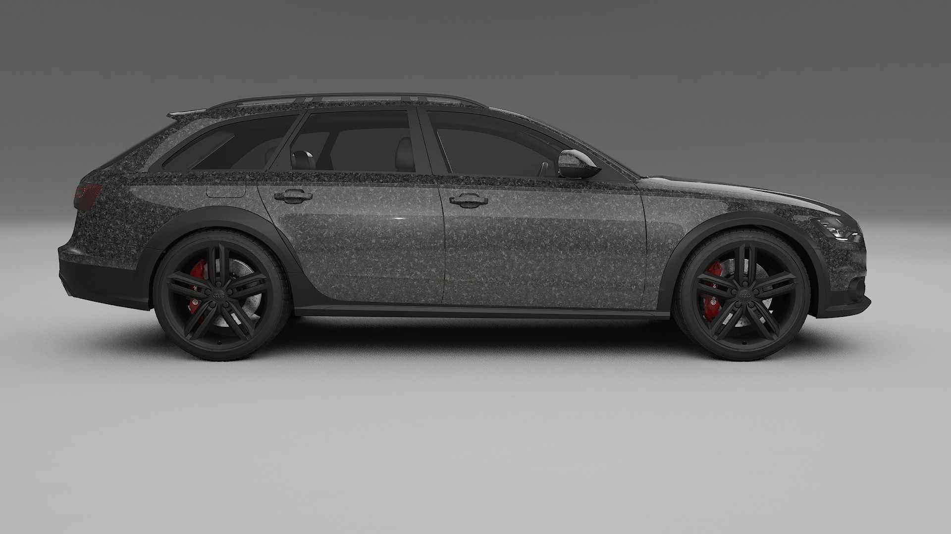 Audi A6 Allroad C7 prefacelift pre LCI TPU Lackskyddsfilm | FORGED S Färgskiftande PPF – Komplett Förskuret Kit