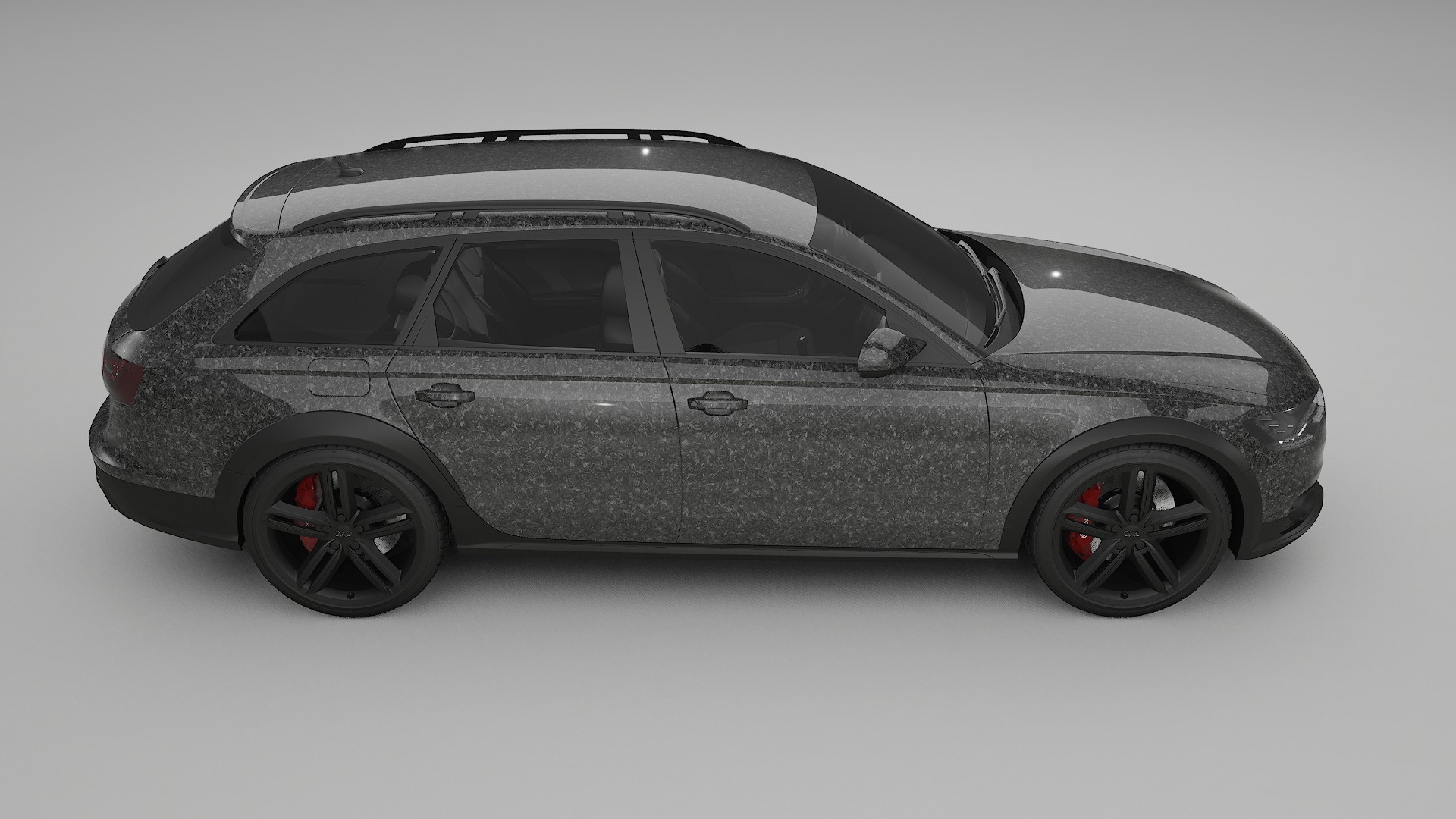 Audi A6 Allroad C7 prefacelift pre LCI TPU Lackskyddsfilm | FORGED S Färgskiftande PPF – Komplett Förskuret Kit