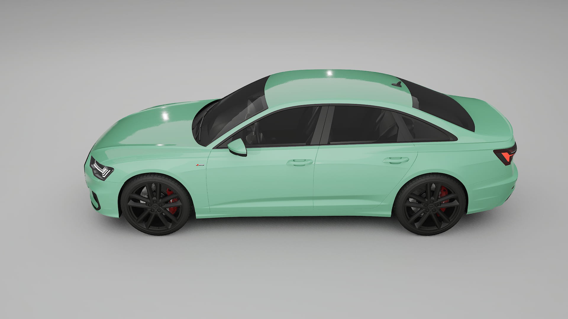 Audi A6 S Line C8 TPU Lackskyddsfilm | DUSTY Färgskiftande PPF – Komplett Förskuret Kit