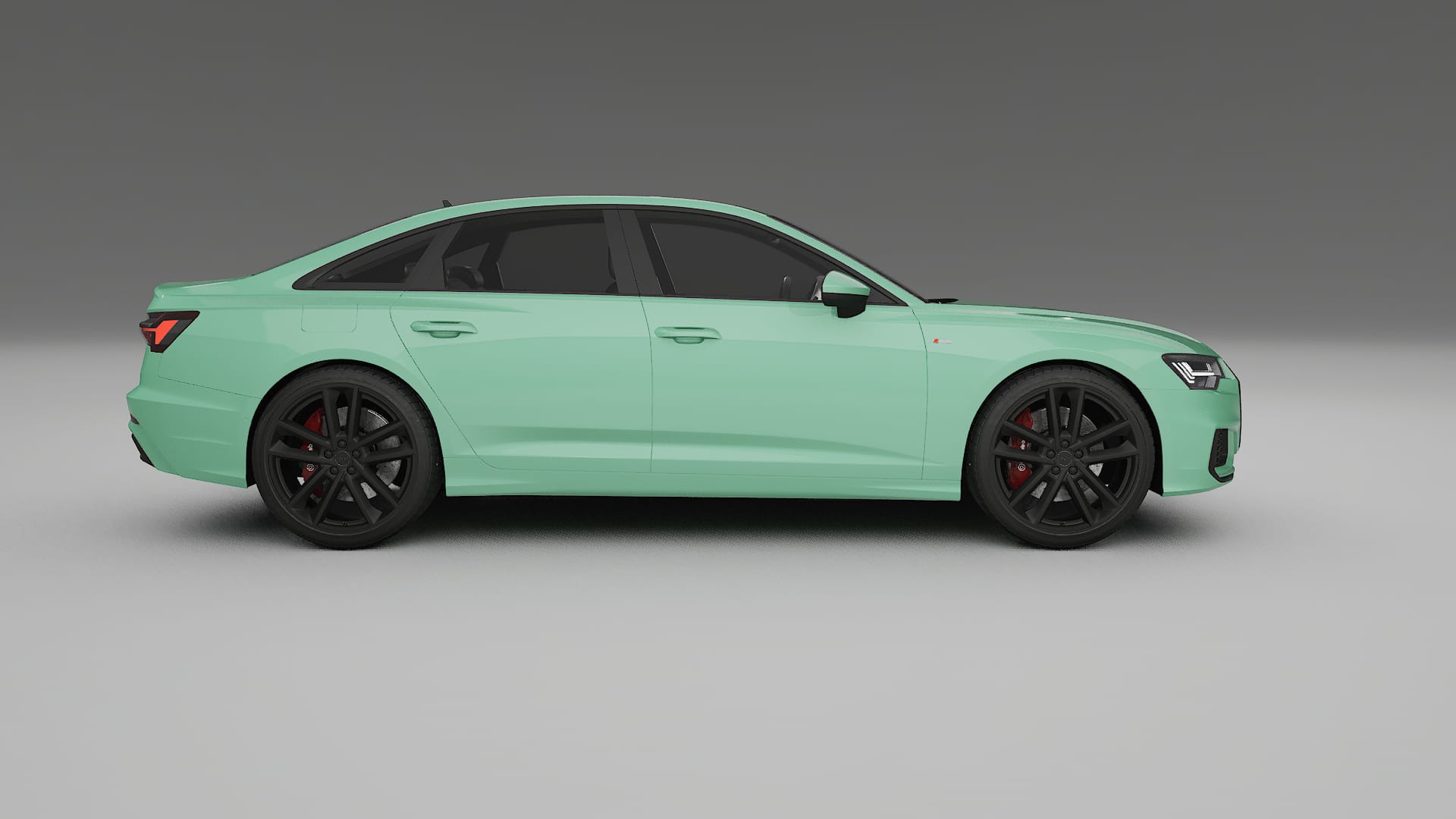 Audi A6 S Line C8 TPU Lackskyddsfilm | DUSTY Färgskiftande PPF – Komplett Förskuret Kit