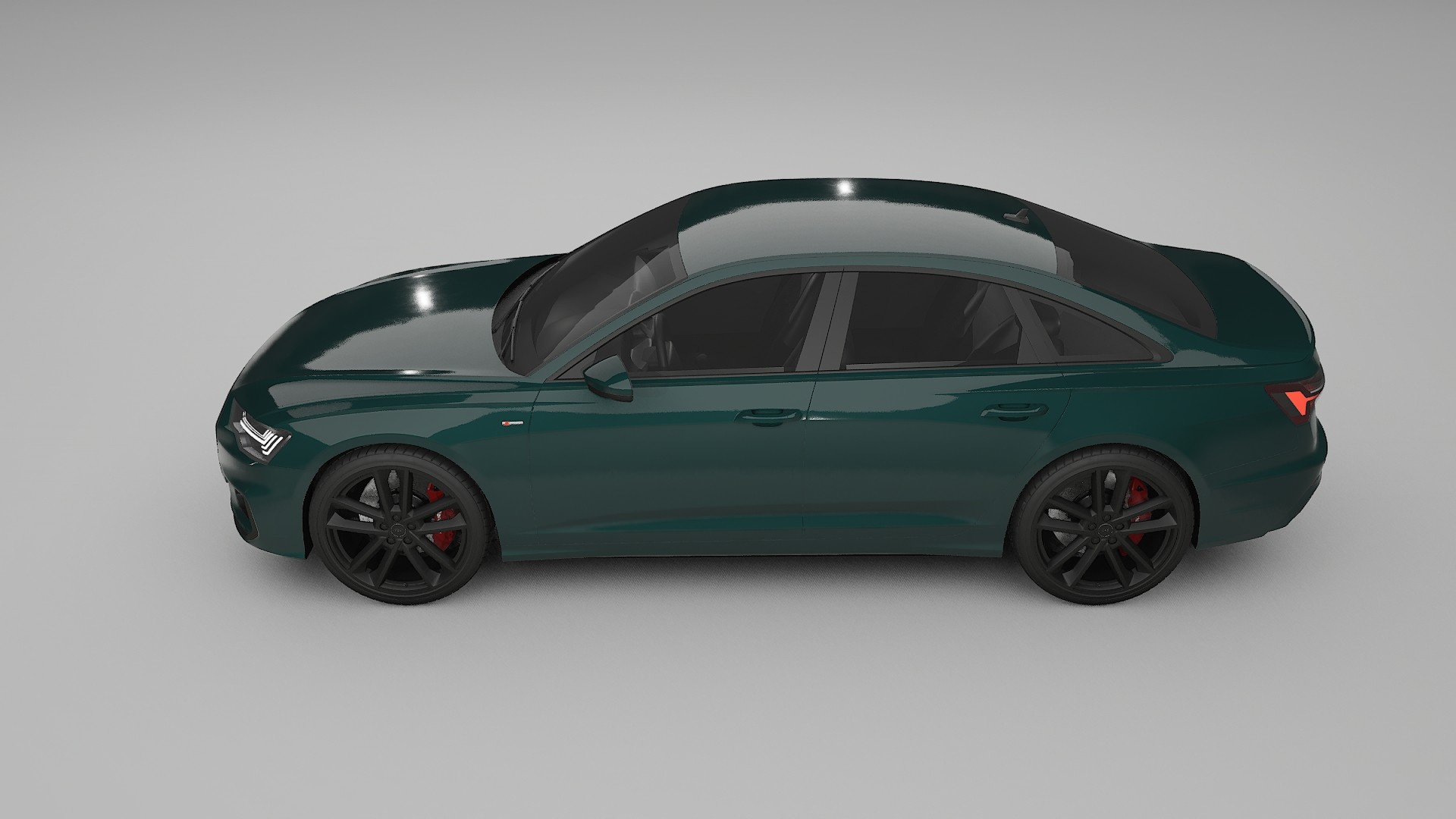 Audi A6 S Line C8 TPU Lackskyddsfilm | INFERNO Färgskiftande PPF – Komplett Förskuret Kit