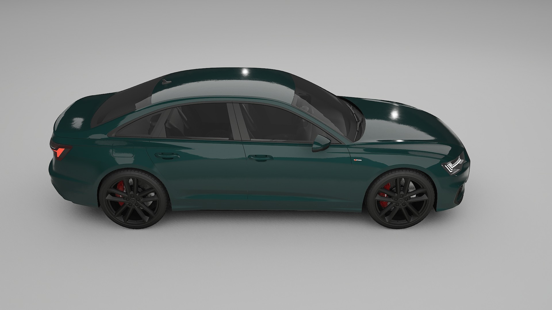 Audi A6 S Line C8 TPU Lackskyddsfilm | INFERNO Färgskiftande PPF – Komplett Förskuret Kit