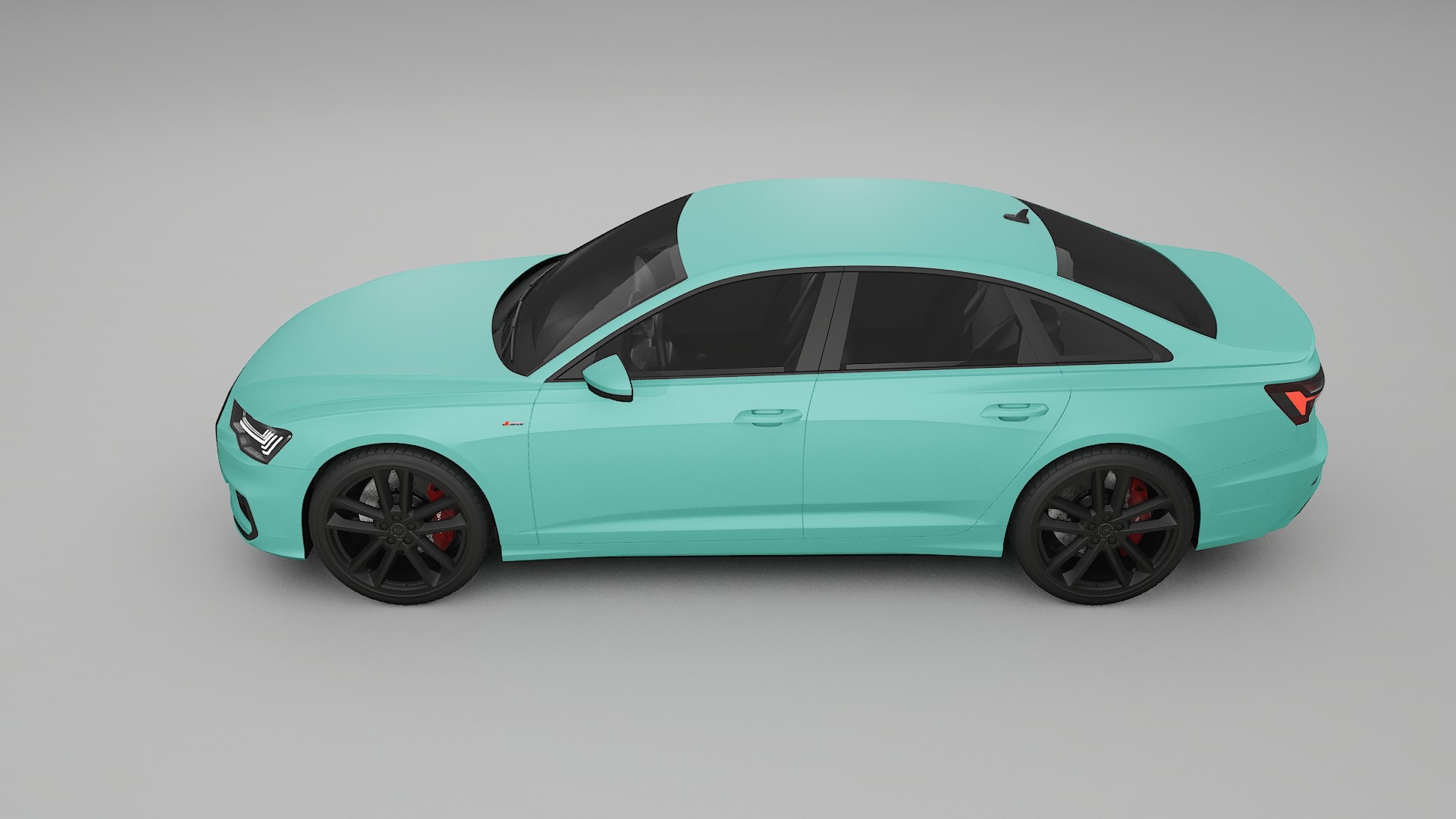 Audi A6 S Line C8 TPU Lackskyddsfilm | FROST Färgskiftande PPF – Komplett Förskuret Kit