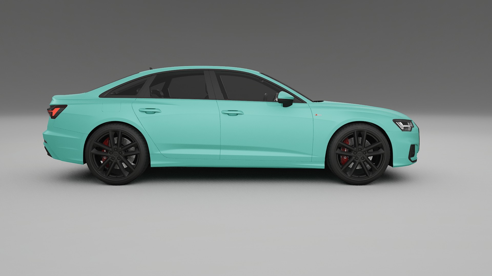 Audi A6 S Line C8 TPU Lackskyddsfilm | FROST Färgskiftande PPF – Komplett Förskuret Kit