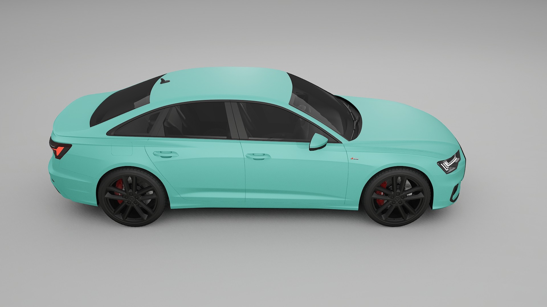 Audi A6 S Line C8 TPU Lackskyddsfilm | FROST Färgskiftande PPF – Komplett Förskuret Kit