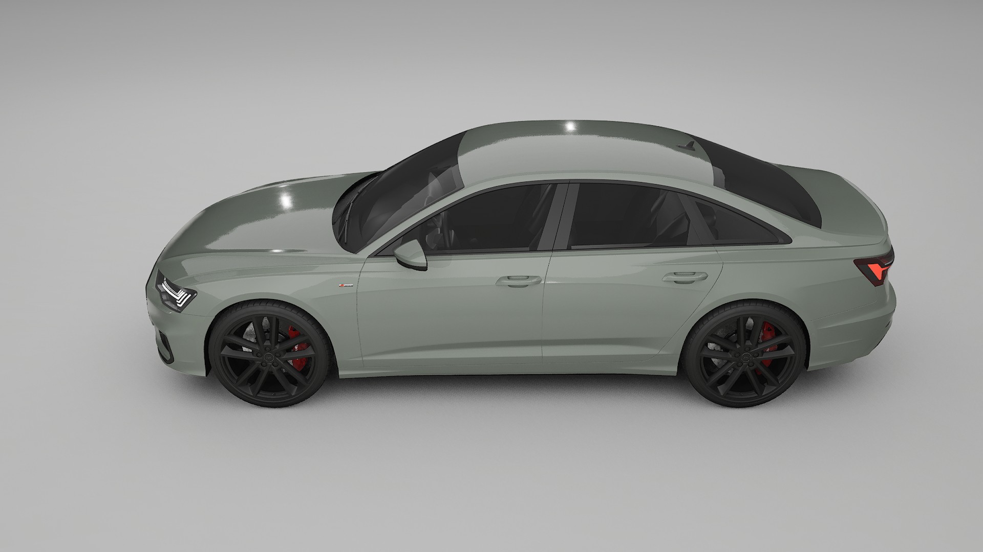 Audi A6 S Line C8 TPU Lackskyddsfilm | SLATE Färgskiftande PPF – Komplett Förskuret Kit