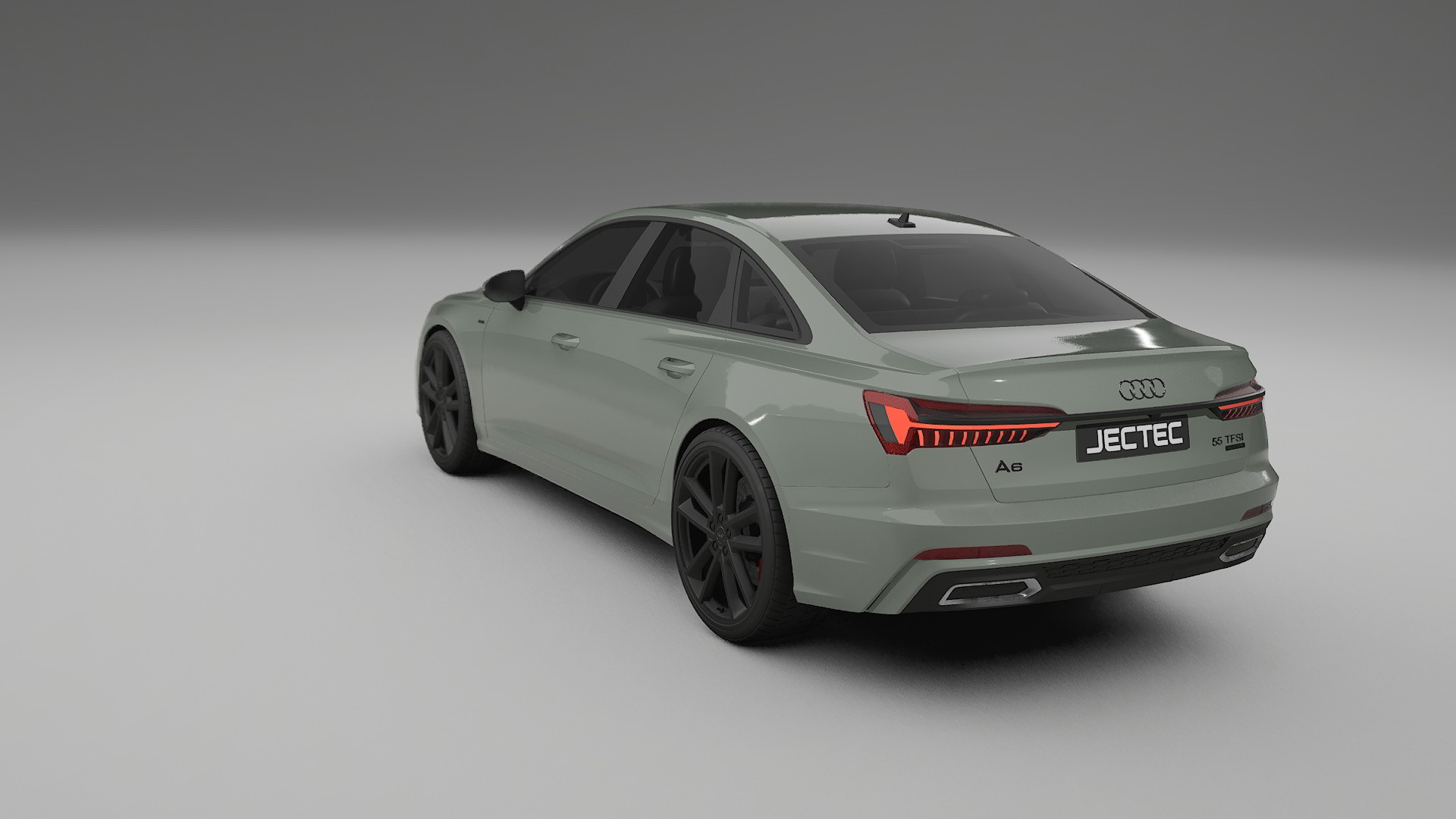Audi A6 S Line C8 TPU Lackskyddsfilm | SLATE Färgskiftande PPF – Komplett Förskuret Kit
