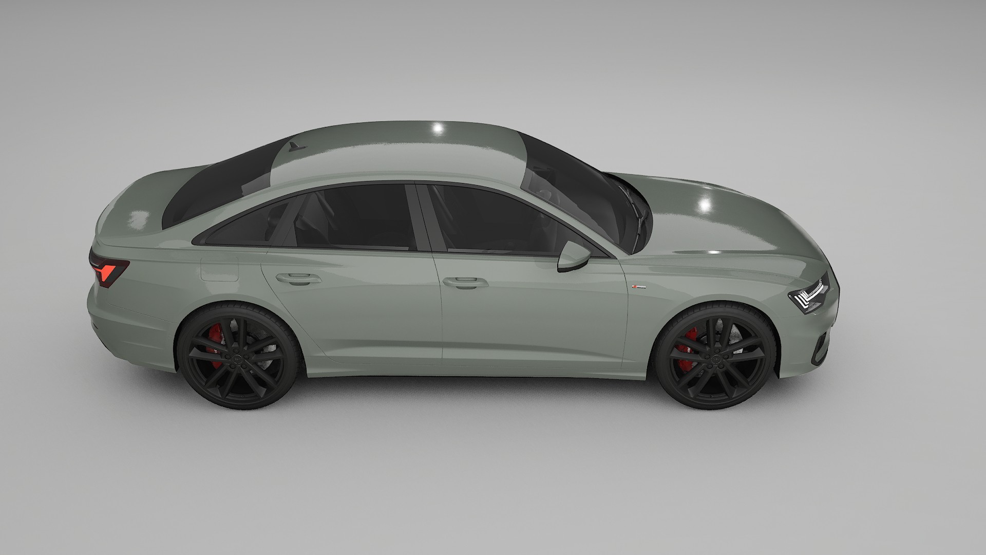 Audi A6 S Line C8 TPU Lackskyddsfilm | SLATE Färgskiftande PPF – Komplett Förskuret Kit