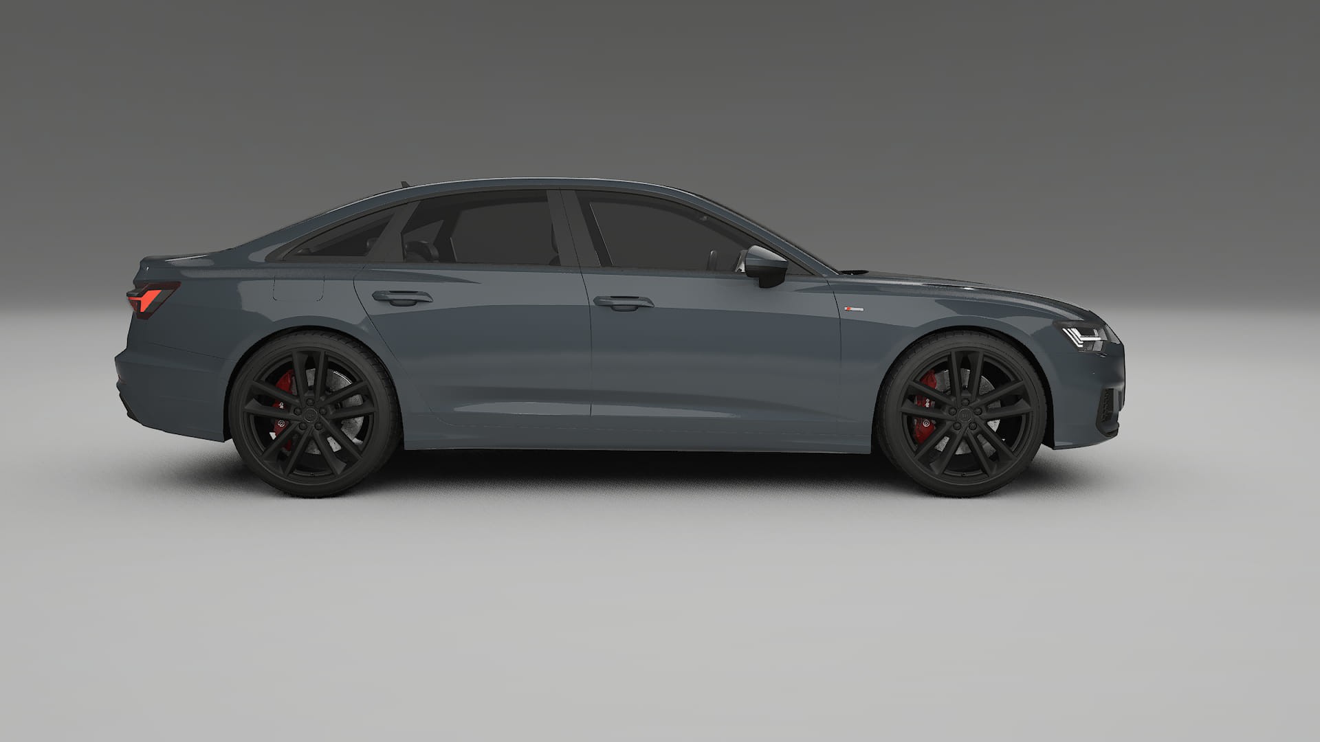 Audi A6 S Line C8 TPU Lackskyddsfilm | GRANITE Färgskiftande PPF – Komplett Förskuret Kit