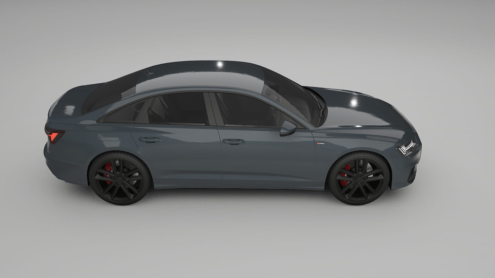 Audi A6 S Line C8 TPU Lackskyddsfilm | GRANITE Färgskiftande PPF – Komplett Förskuret Kit