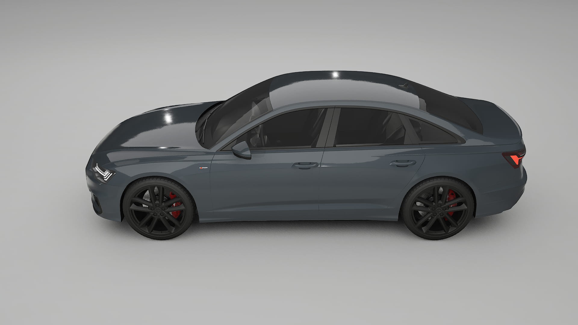 Audi A6 S Line C8 TPU Lackskyddsfilm | GRANITE Färgskiftande PPF – Komplett Förskuret Kit