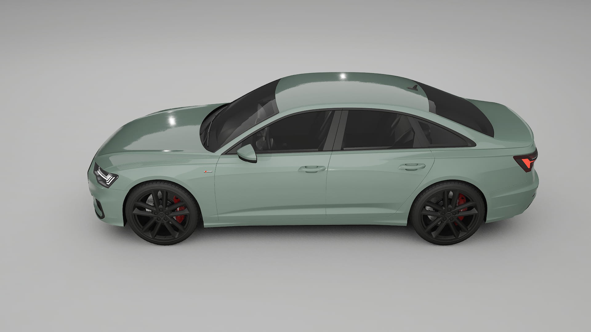 Audi A6 S Line C8 TPU Lackskyddsfilm | CINDER Färgskiftande PPF – Komplett Förskuret Kit